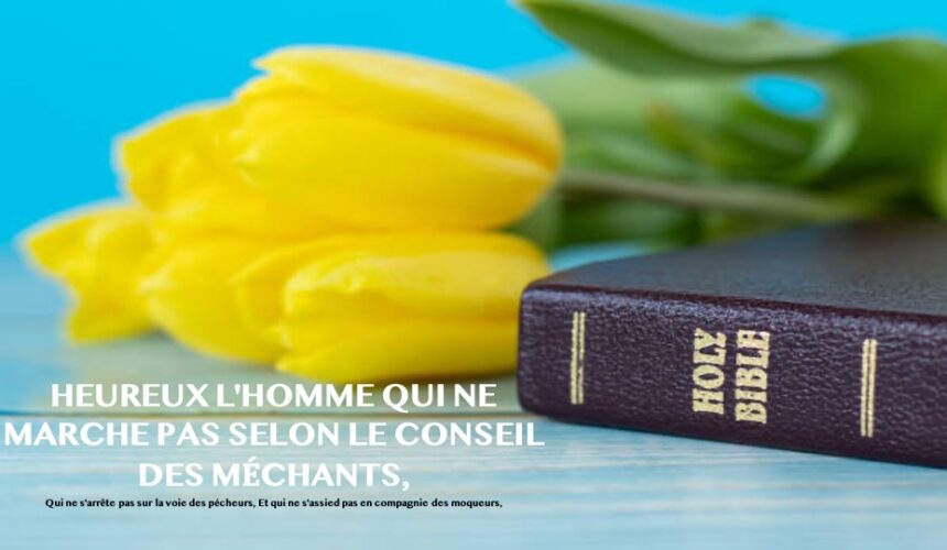 HEUREUX L’HOMME QUI NE MARCHE PAS SELON LE CONSEIL DES MÉCHANTS