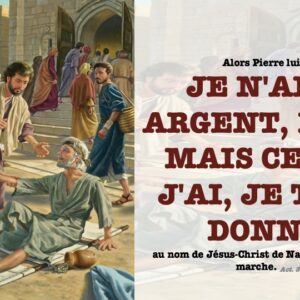 JE N’AI NI ARGENT, NI OR; MAIS CE QUE J’AI, JE TE LE DONNE